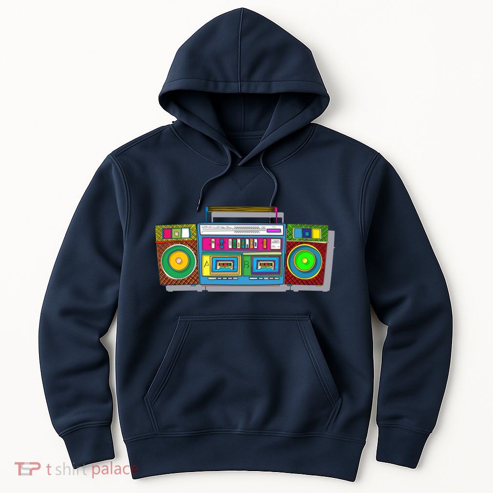 Old School Trippy Boombox Hoodie