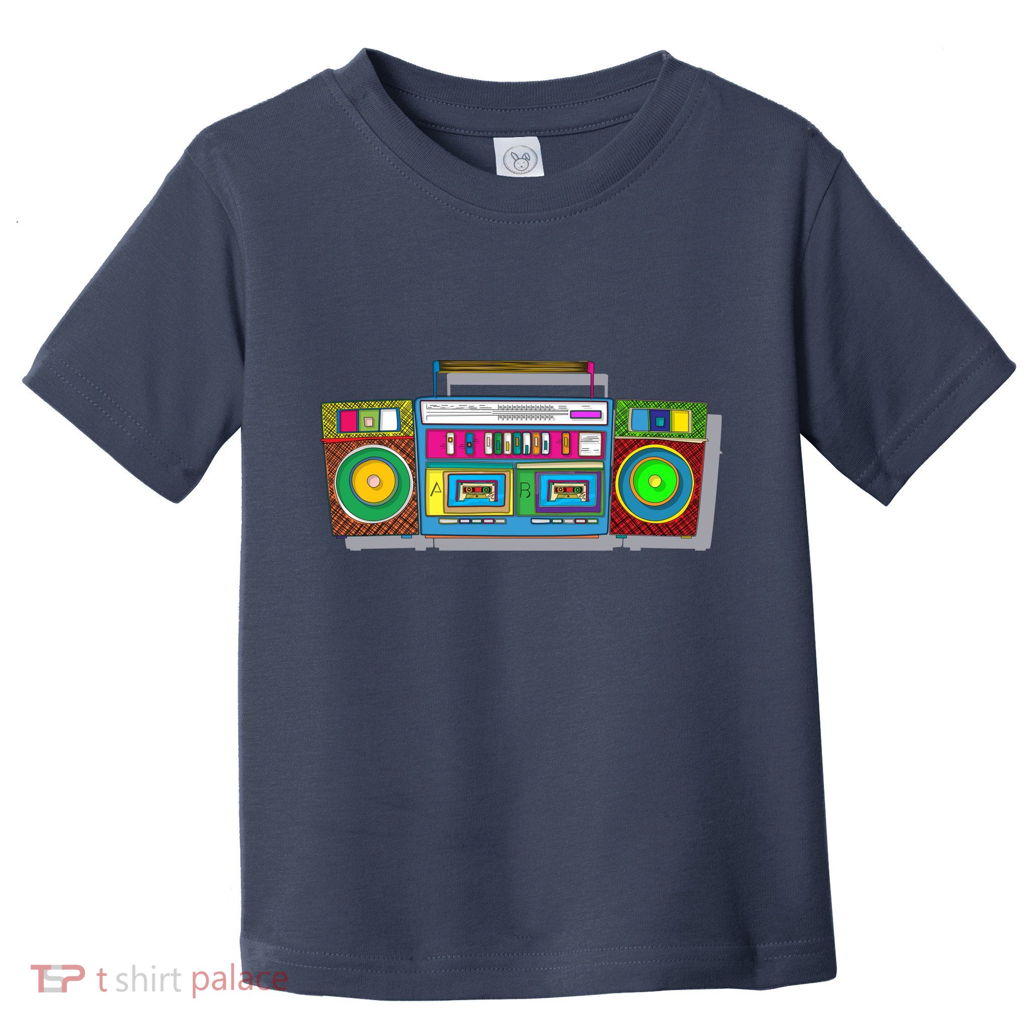 Old School Trippy Boombox Toddler T-Shirt