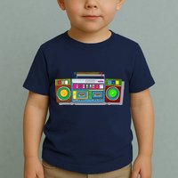 Old School Trippy Boombox Toddler T-Shirt