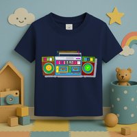 Old School Trippy Boombox Toddler T-Shirt
