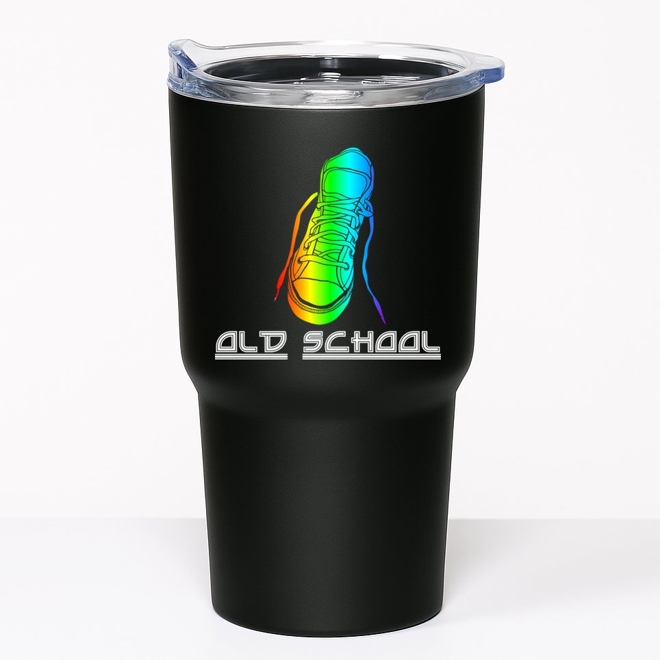 Old School Vintage Sneakers Tumbler