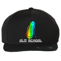 Old School Vintage Sneakers Wool Snapback Cap