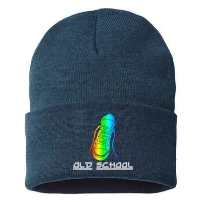 Old School Vintage Sneakers Sustainable Knit Beanie