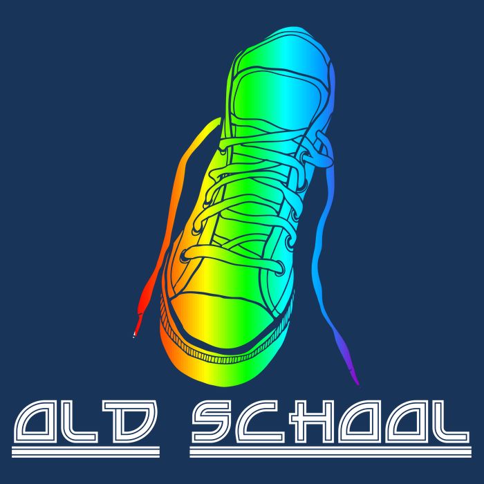 Old School Vintage Sneakers Tie-Dye T-Shirt