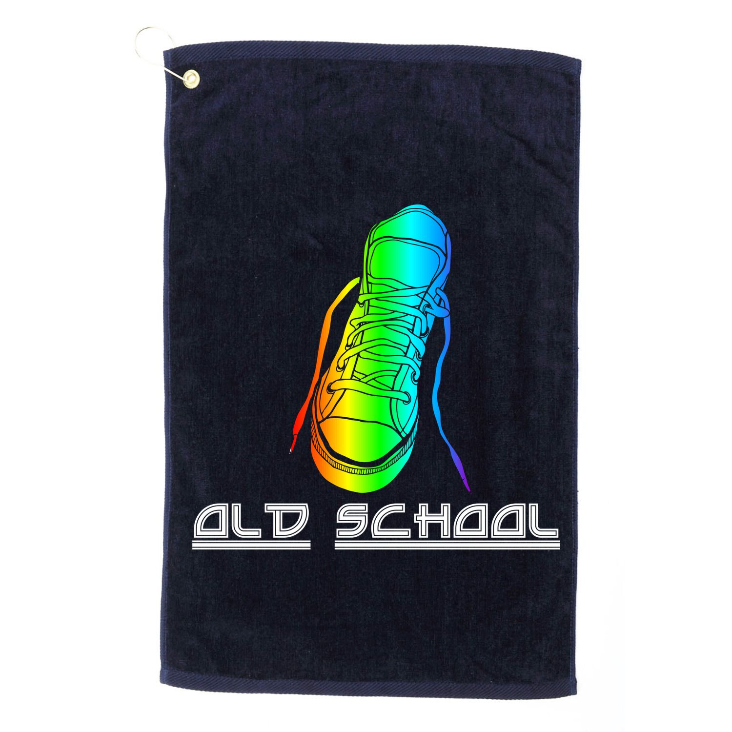 Old School Vintage Sneakers Golf Towel