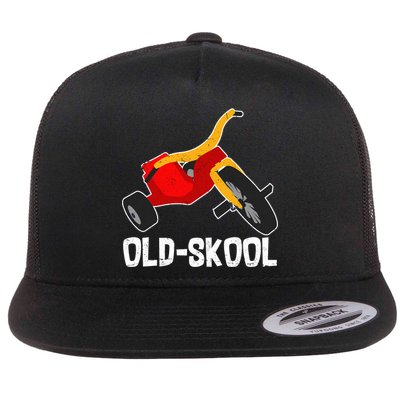 Old Skool Retro Tricycle Bike Trike Toys Flatbill Hat