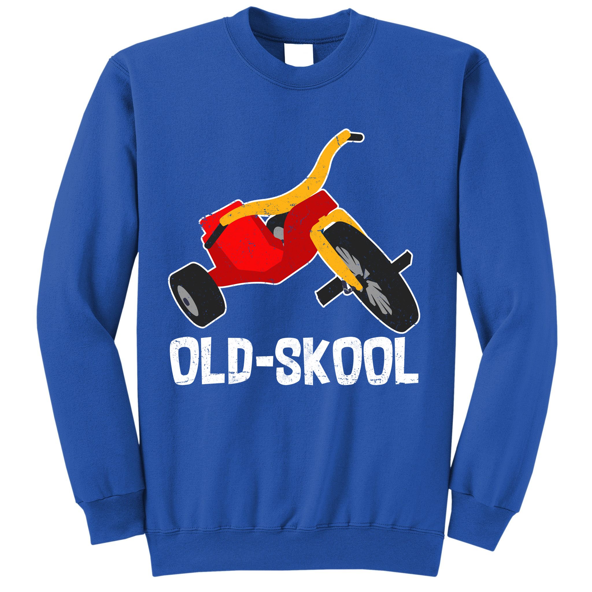 Old Skool Retro Tricycle Bike Trike Toys Sweatshirt