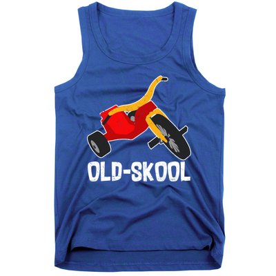 Old Skool Retro Tricycle Bike Trike Toys Tank Top