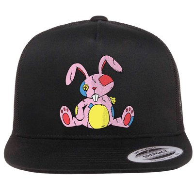 Old Stuffed Rabbit Flatbill Hat