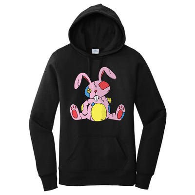 Old Stuffed Rabbit Women's Pullover Hoodie