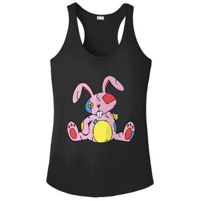 Old Stuffed Rabbit Ladies PosiCharge Competitor Racerback Tank