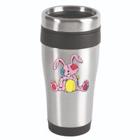 Old Stuffed Rabbit 16oz Travel Tumbler