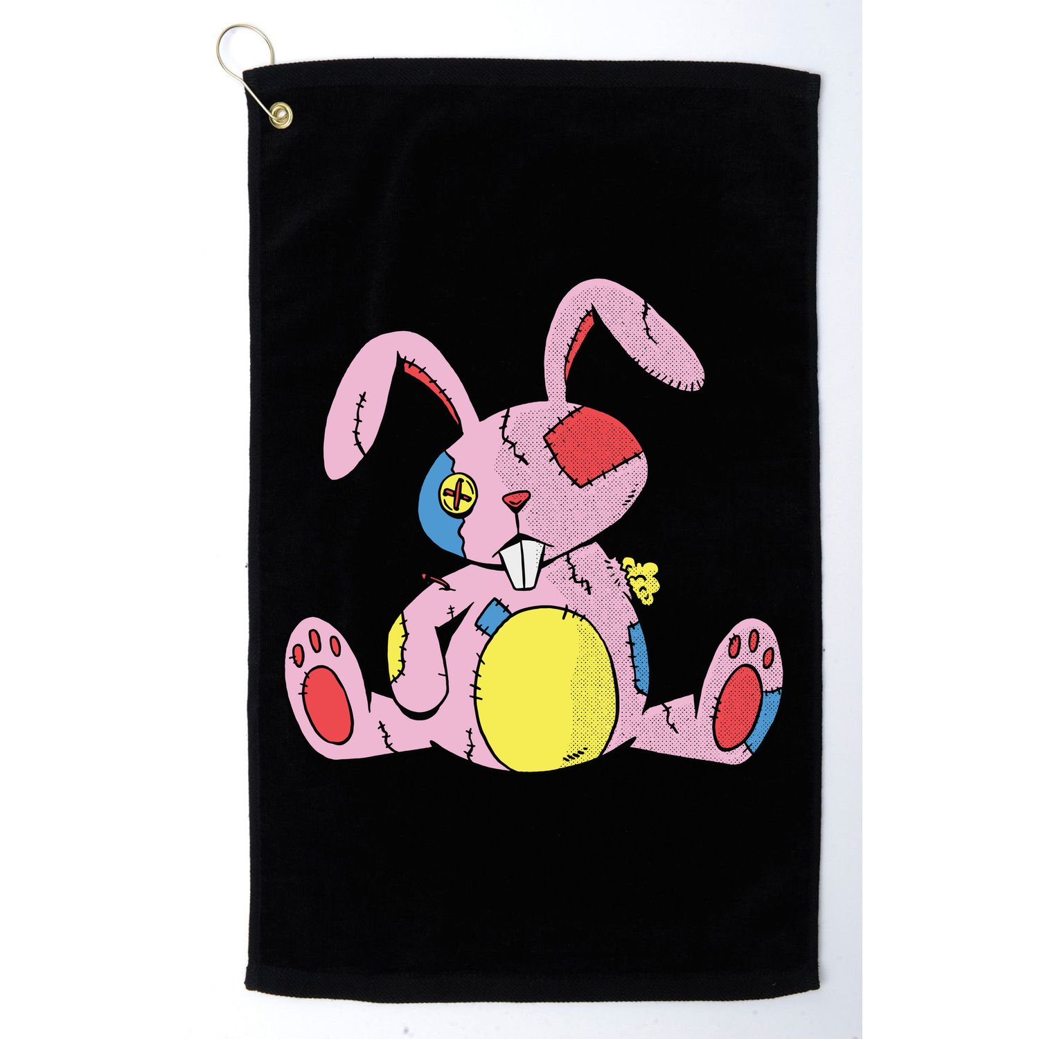 Old Stuffed Rabbit Golf Towel