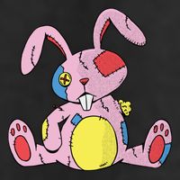 Old Stuffed Rabbit Microfiber Hand Towel
