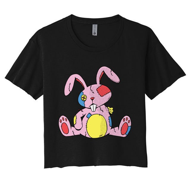 Old Stuffed Rabbit Crop Top