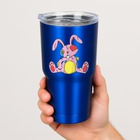 Old Stuffed Rabbit Tumbler