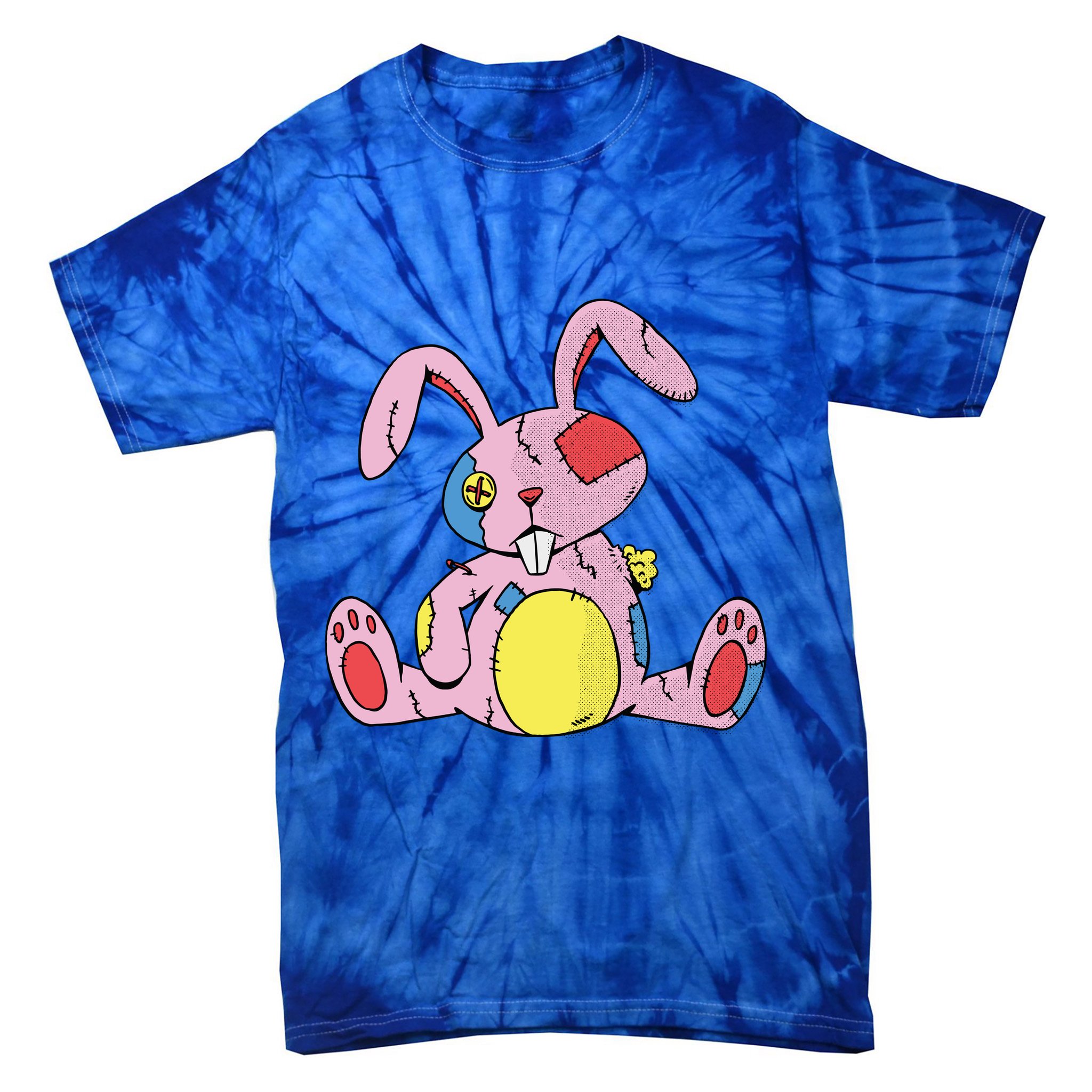 Old Stuffed Rabbit Tie-Dye T-Shirt