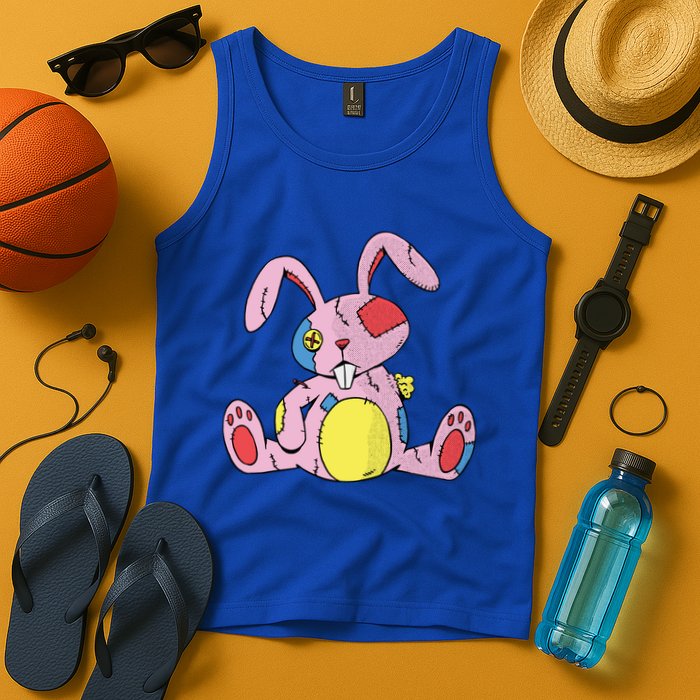 Old Stuffed Rabbit Tank Top