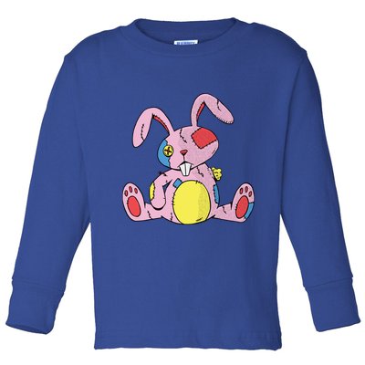 Old Stuffed Rabbit Toddler Long Sleeve Shirt