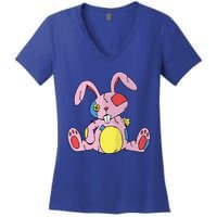 Old Stuffed Rabbit Women's V-Neck T-Shirt
