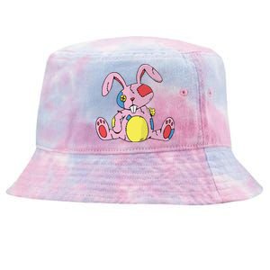 Old Stuffed Rabbit Tie-Dyed Bucket Hat