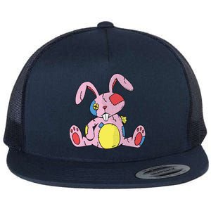 Old Stuffed Rabbit Flat Bill Trucker Hat