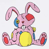Old Stuffed Rabbit Garment-Dyed Sweatshirt