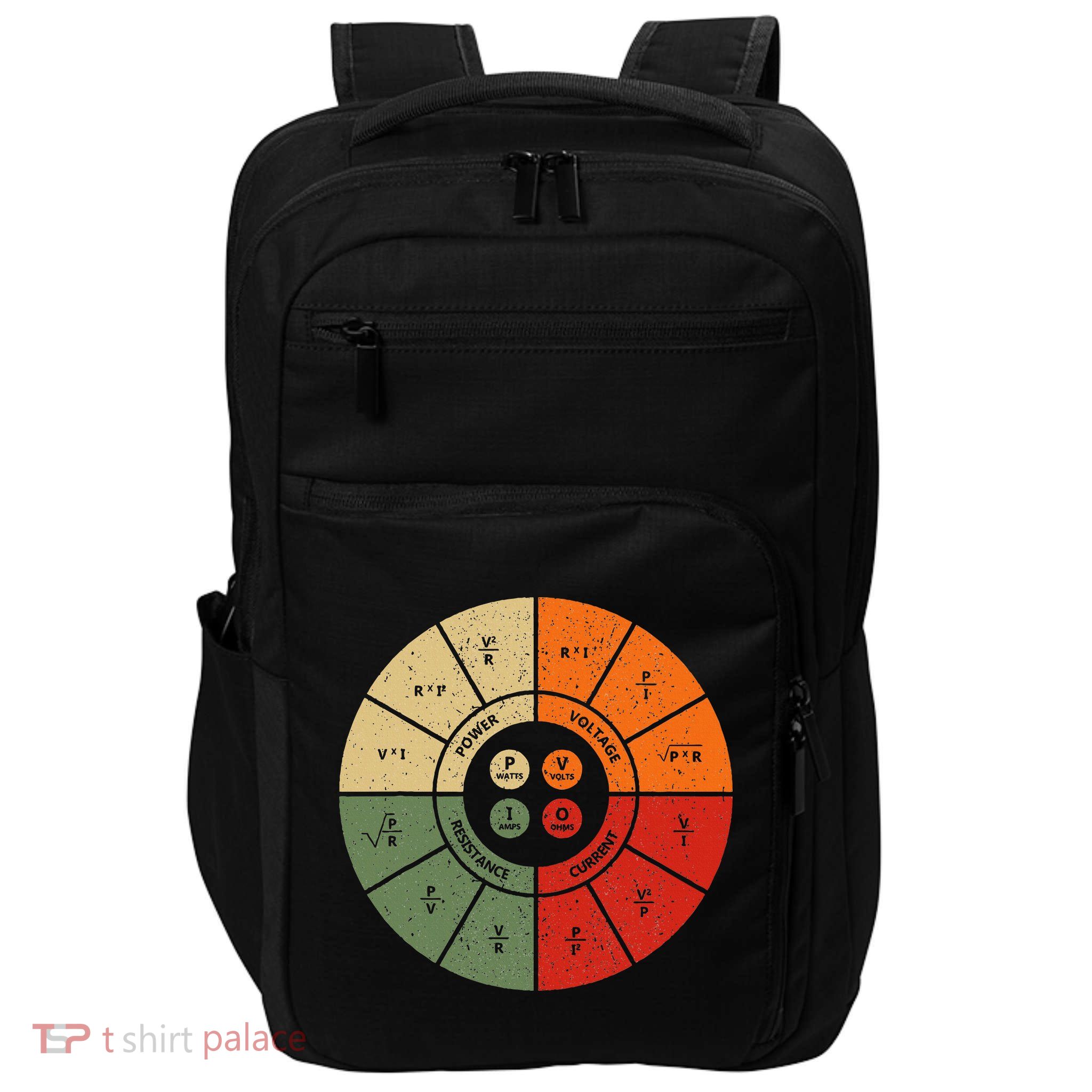 Ohms Law Diagram Electrical Electronics Engineer Impact Tech Backpack