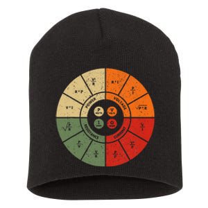 Ohms Law Diagram Electrical Electronics Engineer Short Acrylic Beanie