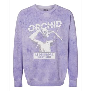 Orchid Le DéSordre CEst Moi New Colorblast Crewneck Sweatshirt