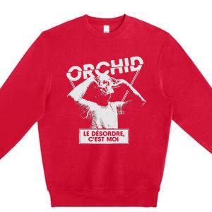 Orchid Le DéSordre CEst Moi New Premium Crewneck Sweatshirt