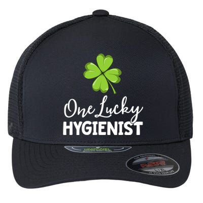 One Lucky Dental Hygienist St Patricks Day Dentist Office Gift Flexfit Unipanel Trucker Cap