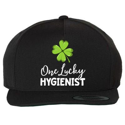 One Lucky Dental Hygienist St Patricks Day Dentist Office Gift Wool Snapback Cap