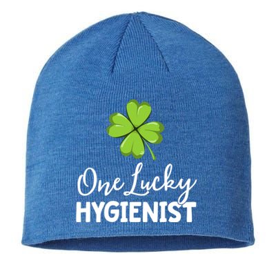 One Lucky Dental Hygienist St Patricks Day Dentist Office Gift Sustainable Beanie