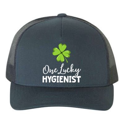 One Lucky Dental Hygienist St Patricks Day Dentist Office Gift Yupoong Adult 5-Panel Trucker Hat