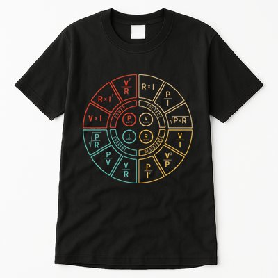Ohms Law Diagram For Electrical Engineer Tall T-Shirt