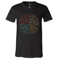 Ohms Law Diagram For Electrical Engineer V-Neck T-Shirt