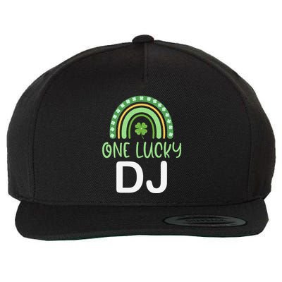 One Lucky Dj Funny St. PatrickS Day Deejay Disc Jockey Wool Snapback Cap