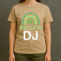 One Lucky Dj Funny St. PatrickS Day Deejay Disc Jockey T-Shirt