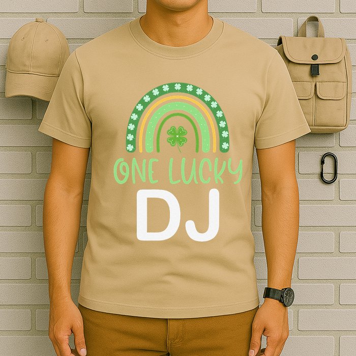 One Lucky Dj Funny St. PatrickS Day Deejay Disc Jockey T-Shirt