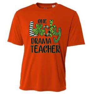 One Lucky Drama Shamrock Teacher St Patrick's Day Meaningful Gift Cooling Performance Crew T-Shirt