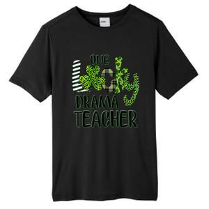 One Lucky Drama Shamrock Teacher St Patrick's Day Meaningful Gift Tall Fusion ChromaSoft Performance T-Shirt