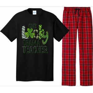 One Lucky Drama Shamrock Teacher St Patrick's Day Meaningful Gift Pajama Set