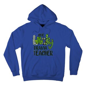 One Lucky Drama Shamrock Teacher St Patrick's Day Meaningful Gift Hoodie