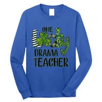 One Lucky Drama Shamrock Teacher St Patrick's Day Meaningful Gift Long Sleeve Shirt