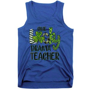 One Lucky Drama Shamrock Teacher St Patrick's Day Meaningful Gift Tank Top