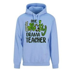 One Lucky Drama Shamrock Teacher St Patrick's Day Meaningful Gift Unisex Surf Hoodie