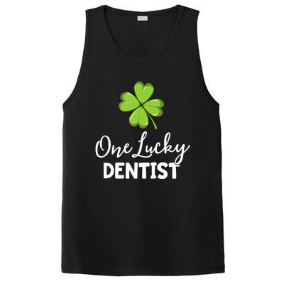 One Lucky Dentist Gift St Patricks Day Dental Office Gift PosiCharge Competitor Tank