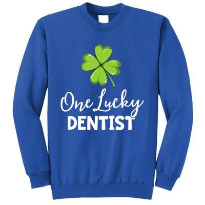 One Lucky Dentist Gift St Patricks Day Dental Office Gift Sweatshirt