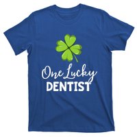 One Lucky Dentist Gift St Patricks Day Dental Office Gift T-Shirt